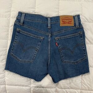Levi’s High Rise denim shorts